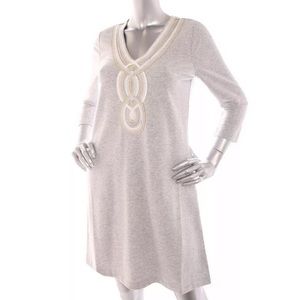 Lilly Pulitzer Dresses - Lilly Pulitzer Women Piping Dress Gray M Lilly Pulitzer Dresses - Lilly Pulitzer Women Piping Dress Gray M